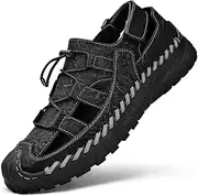 [VOODUE] Men's Hiking Sandals Closed Toe Athletic Lightweight Walking Sandals Casual Sandals Shoes