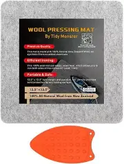 Wool Pressing Mat for Quilting 100% New Zealand Wool Portable Felted Ironing Mat