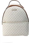Michael Kors Sheila Medium Logo Backpack Vanilla