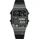 【CITIZEN 星辰】ANA-DIGI TEMP 80年代復古設計手錶 指針/數位/溫度顯示 送行動電源(JG2105-93E)