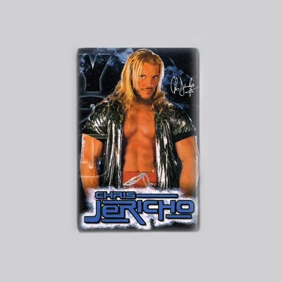 CHRIS JERICHO / Y2J - 2"x3" FRIDGE MAGNET (vintage wrestling poster 90s)