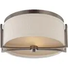 Nuvo Lighting 60/4861 Gemini Flush Mount Hazel Bronze