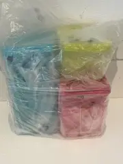 Tupperware Container Canister Set Multicolor Green Blue Pink New
