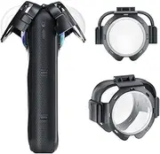 Snap-on Lens Guard for Insta360 X5, 1pc 9H Hardness Optical Glass Lens Protector Anti-Fog Lens Cap Protective Cover Anti-Scratch Anti-Fog Dustproof