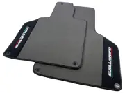 Gray Floor Mats For Lamborghini Gallardo Tailored Carpets With Alcantara Leather