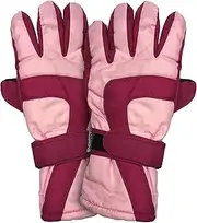 [Sock Snob] Boys Girls Black Thinsulate 3M 40 gram Thermal Insulation Waterproof Winter Ski Gloves, 4 Sizes / 2 Colours