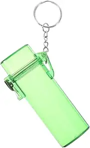 [BEBEMOKO] Lighter Case Keychain Lighter Protective Shell Portable Smoking Supply Reusable Plastic Case for Everyday Use
