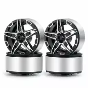 4X 1.9" CNC Metal Beadlock Wheel Rims for 1/10 RC Crawler AXIAL SCX10 Trx4 ETC