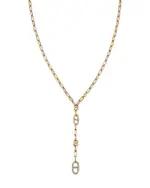 Bloomingdale's Fine Collection Diamond Link Lariat Necklace in 14K Yellow Gold, 0.50 ct.