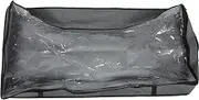 Large Capacity Storage Bag under Bed Quilt Organizer Clothing Storage Organizer Bags Foldable for Quilts Blankets Sheets