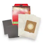 3 Bissell Canister Bags & 2 Filters Zing 22Q3 Vacuum Bags 2037500, 2037960,
