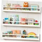 Upgraded Wall Bookshelf for Kids Room Long Floating Nursery Book 36 Inch White