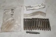 5 pcs ROBERTSON #0 80-0R & 80-2R Power Drill Bits, 1-15/16" OAL x 1/4" Shank