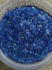 50g Bulk Holo Blueberry Tinsel Glitter Nail Art Tumbler Solvent Resistant
