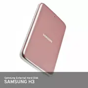 Samsung H3 2Tb Portable External Hard Disk Drive HDD USB2.0/3.0 FedEx Pink Gold