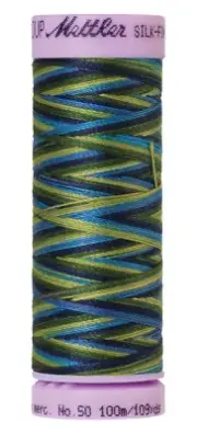 Variegated Mettler 50wt Cotton Thread * Lakeside View * 9075-9815