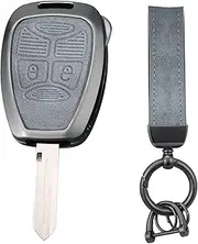 TECART Zinc Alloy Key Fob Cover Case fit for Jeep