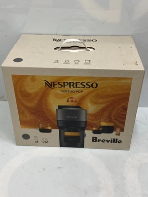 Nespresso Vertuo POP Dark Gray Coffee and Espresso Maker by Breville - New