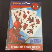 Marvel Spiderman 3 Sheets Assorted Stickers