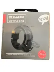 Knog Oi classic bike bell fits bars smaller than 22.2mm ,new