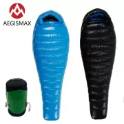 AEGISMAX Mummy Sleeping Bag Ultralight Goose 800FP Down Thermal Outdoor Camping