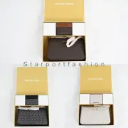 Michael kors Jet set Item MK Logo Pouch Crossbody Card Case Set Gift Box