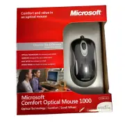 Microsoft Comfort Mouse 1000 Wired USB Model #1068 New