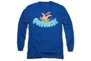 SpongeBob SquarePants Unisex Adult Happy Go Lucky Patrick Star T-Shirt (Royal Blue) - UTTV10717