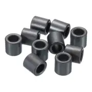 10pcs 10x6x10mm Ferrite Toroid Core Transformer Inductor Coil Ring, Black