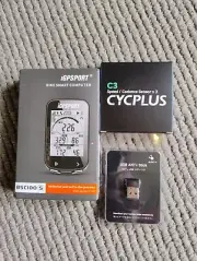 iGPSport gps bike computer incl. speed/cadence sensors-incl usb dongle for zwift
