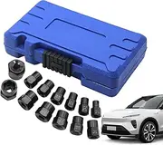 Bolt Extractor Set for Damaged, Stripped, Rusted Screws, Nuts & Studs – High-Hardness Steel Remover Kit | Ideal Tool Gift for Men, Husband, Dad from Wife, Daughter, Son on Father's Day