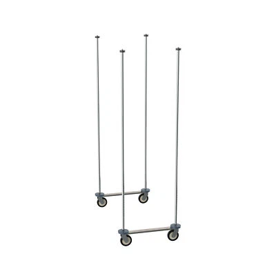Metro TTM24C Top-Track Mobile Unit Kit for 24" Wide Super Erecta Wire Shelving,