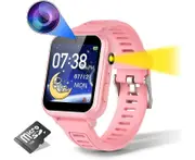 LEMAI Kids Smart Watch For Boys - Smart Watch For Kids With 16 Games-pink