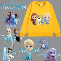 在飛比找蝦皮購物優惠-迪士尼冰雪奇緣熨斗貼片兒童衣服 DIY 裝飾貼花 Elsa 