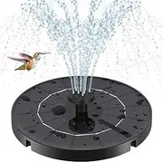 Upgraded 3.5W Solar Fountain Pump Auto Sensing Water Feature for Bird Baths, Garden Ponds & Fish Tanks, Weatherproof Outdoor Decor (Solar Powered, No Wiring Needed)