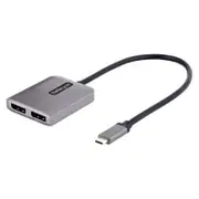 StarTech MST14CD122DP 2-Port USB-C to DisplayPort MST Hub 4K
