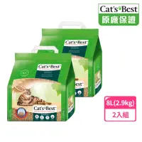 在飛比找momo購物網優惠-【凱優CAT’S BEST】凝結木屑砂-黑標強效除臭-8Lx