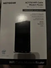 NETGEAR AC1750 WIFI Cable Modem Router (C6300), 802.11 ac Dual Band Gigabit