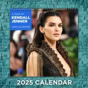 Kendall Jenner 2025 Wall Calendar, 12-Month Model Influencer Collection