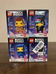 THE LEGO MOVIE 2 Limited Edition Brick Headz ~Emmet Benny Wyldstyle Sweet Mayhem