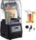 Commercial Smoothie Blenders 1.5L/50.7 oz 1500W Countertop 2-in-1 Wet Dry Blades