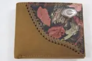 ZEP PRO Georgia Bulldogs Fence Row Camo Leather bifold Wallet Tin Gift Box