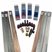 AC/DC ACDC TIG Welder Welding Starter Pack Thoriated Zirconiated Tungsten UNIMIG