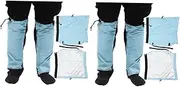 [Kisangel] 2 Pairs Outdoor Snow Leg Sleeves Outdoor Leg Gaiters Snake Guard Adjustable Boot Snake Gaiters for Hiking Leg Protector Snake Grabber Snakes Man Winter Polyester Boots