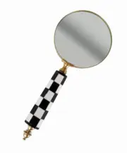 Reading Magnifier Checkerboard Magnifying Glass Antique Aid Hand