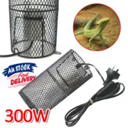 AU 300W Lamp Holder E27 Reptile Switch Light Bulb Brooder Ceramic Pet Cage Heat