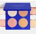 Tresluce Beauty Lucete Highlighter Palette Glow Quad Palette New In Box $36 MSRP