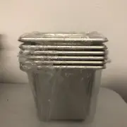 6 Pack - 1/6 Size 6" Deep Anti-Jam Stainless Steel Steam Table Buffet Hotel Pan