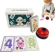 Parent-Child Board Game | Pattern Matching Table Card Game | Strategy Educational Toy with Ringing Bell for Traveling Home Schools Daycare Centers