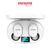在飛比找蝦皮商城優惠-AIWA 愛華 真無線藍牙耳機 AT-X80E (黑/白 2